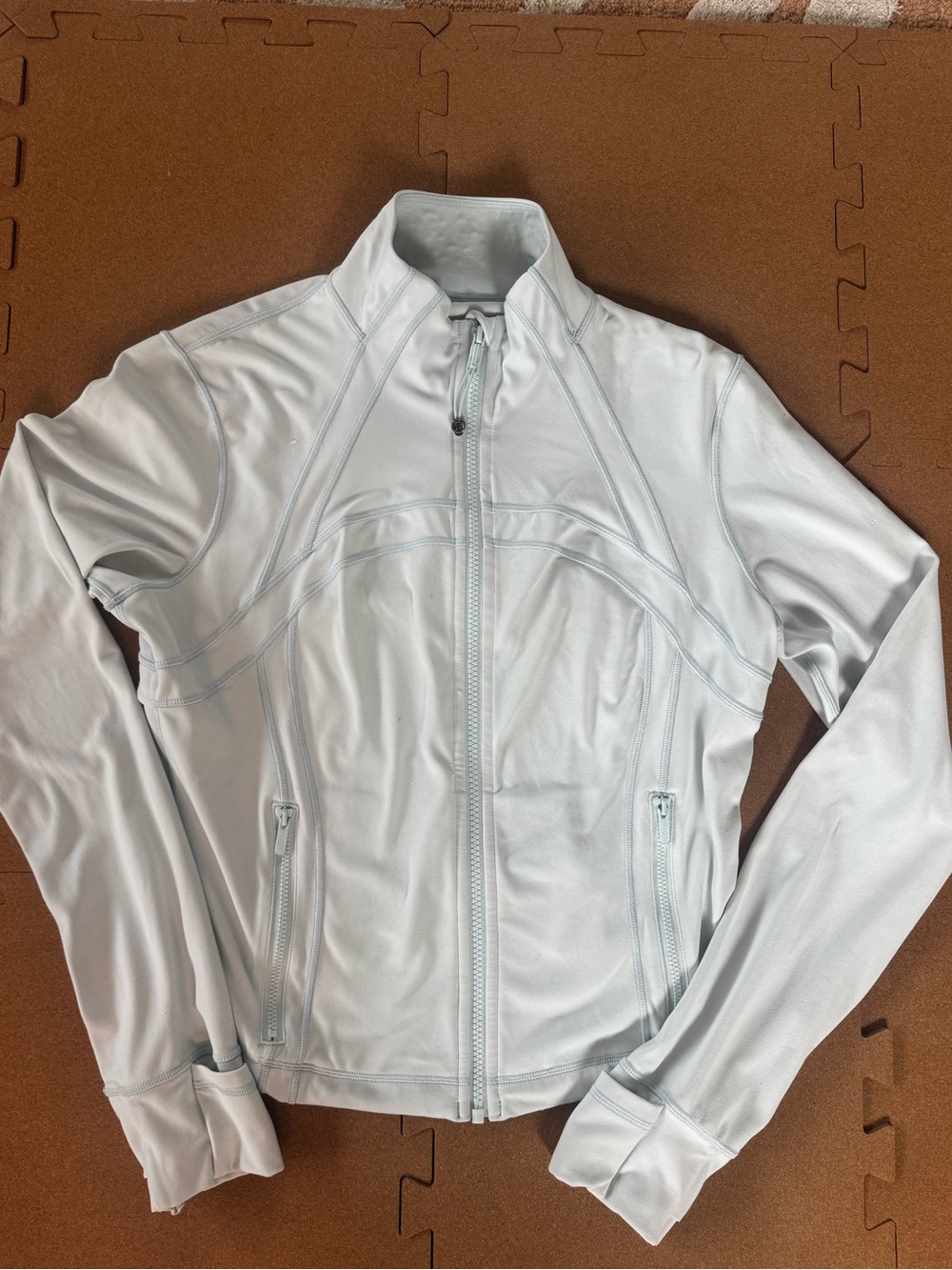 Lululemon Define Jacket - Light Blue (size 12)